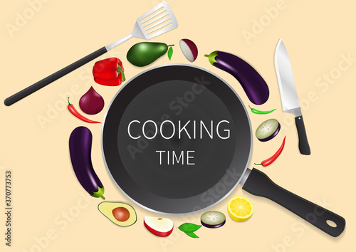 Cooking time background