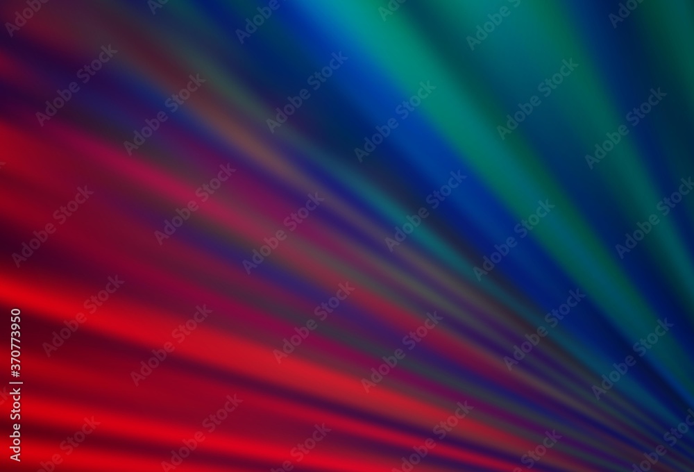 Dark Blue, Red vector pattern with narrow lines.