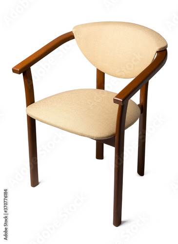 Modern design chair isolated on white background