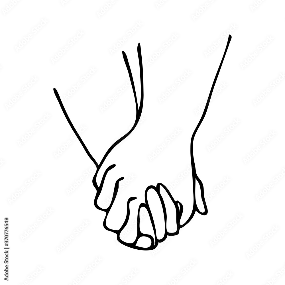 hands making promise promise sign concept