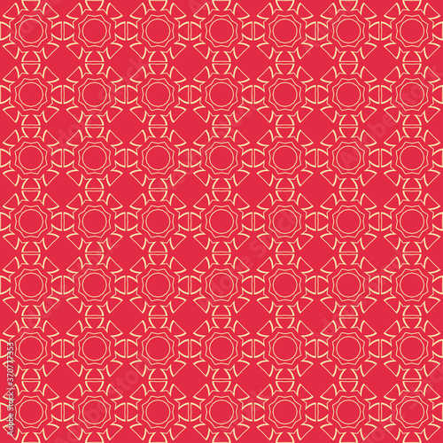 Red background pattern. Modern Wallpaper texture. Ornate geometric background. Perfect for fabrics, covers, patterns, posters, home furniture or Wallpaper. Vector image background