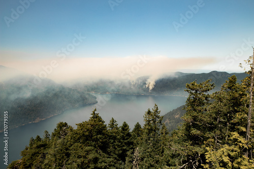 Wild Fire Over Crescent Lake