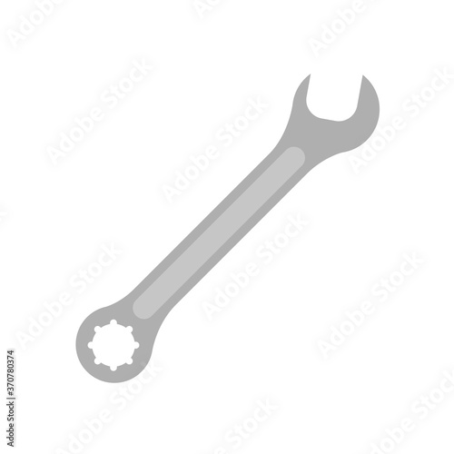 wrench tool style flat icon