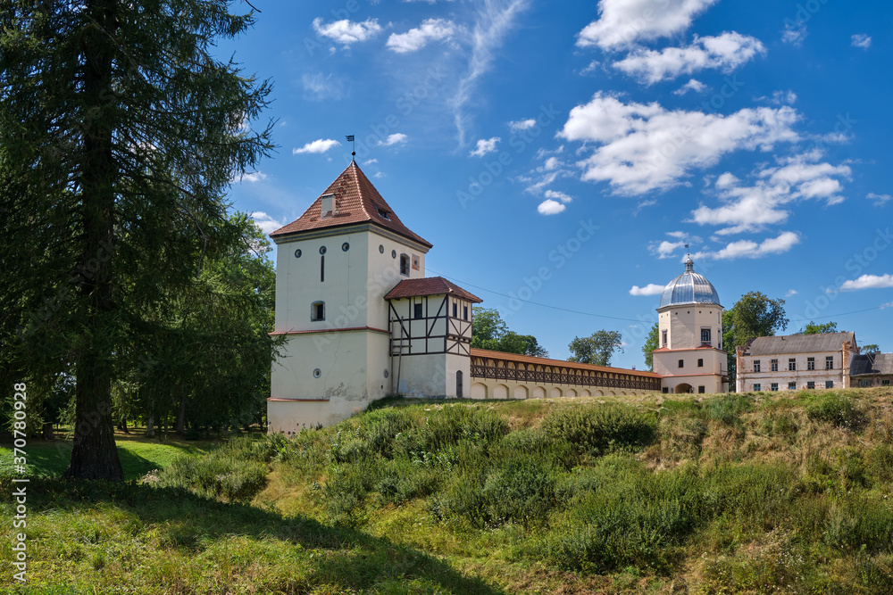 Old ancient castle in Liubcha village, Grodno region, Belarus