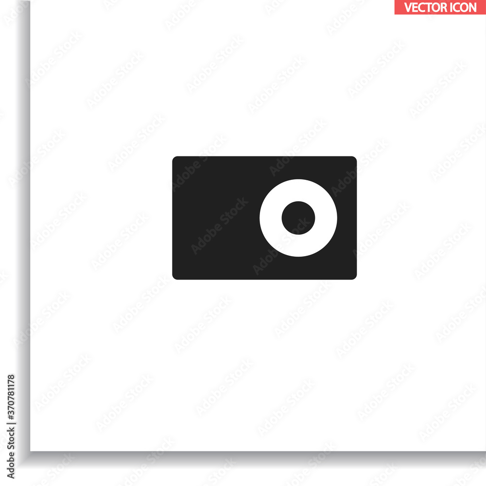 Camera vector icon , lorem ipsum Flat design Camera vector icon , lorem ipsum Flat design