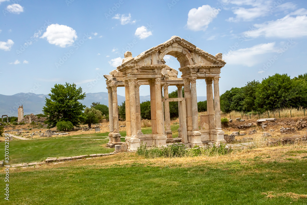 Fototapeta premium Afrodisias Ancient city. (Aphrodisias). The common name of many ancient cities dedicated to the goddess Aphrodite. The most famous of cities called Aphrodisias. Karacasu - Aydın, TURKEY