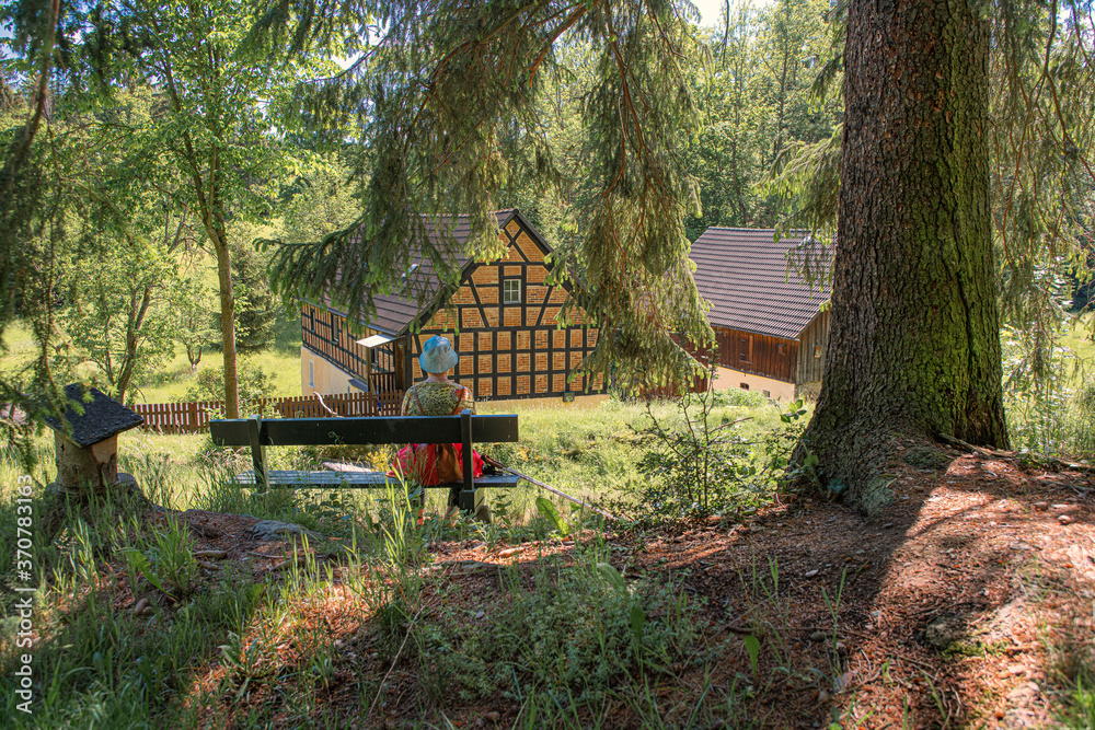 Kienmühle im Vogtland in der Region Burgstein. Kienmühle im Vogtland in der Region Burgstein.