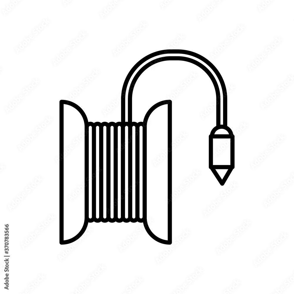 tool construction plumb line style icon tool construction plumb line style icon