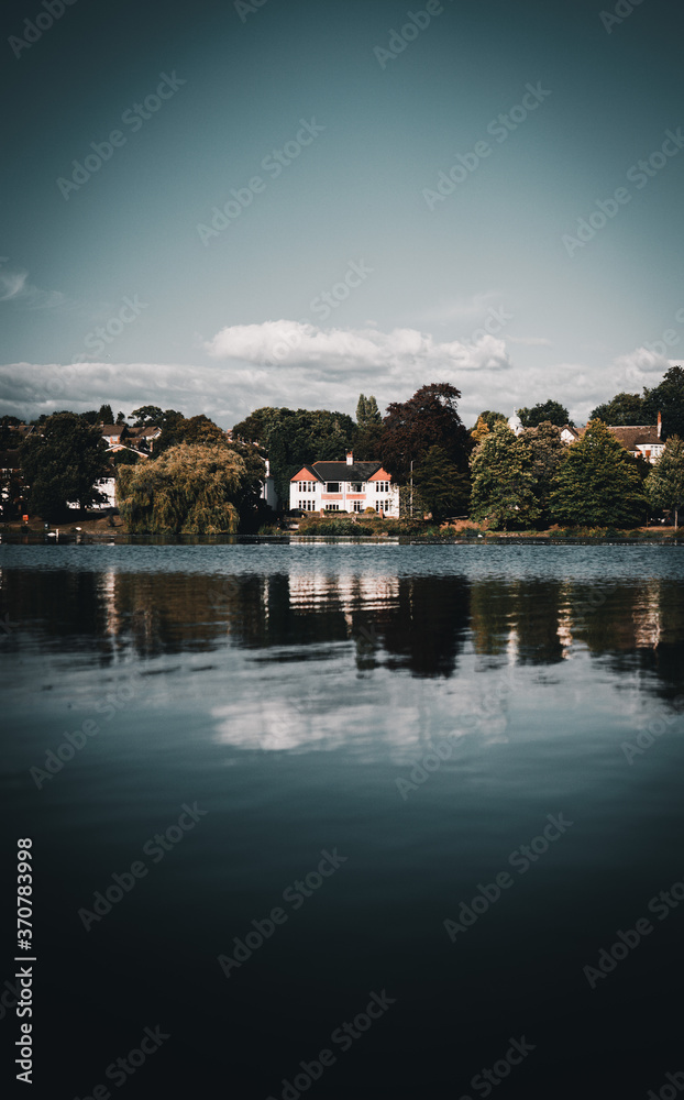 House on the lake portrait