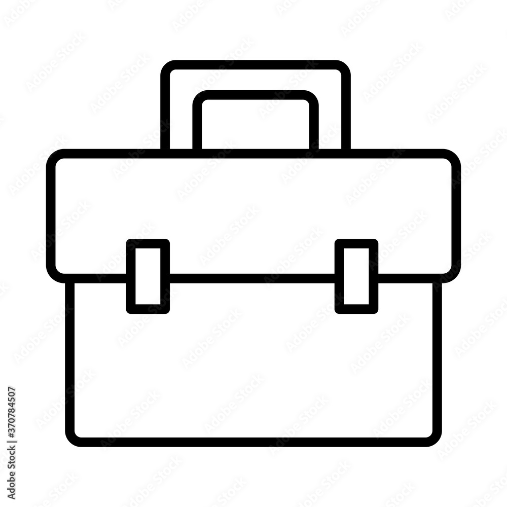 portfolio briefcase line style icon portfolio briefcase line style icon