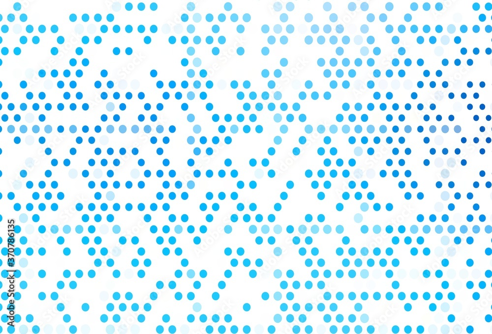 Light BLUE vector layout with circle shapes. Light BLUE vector layout with circle shapes.