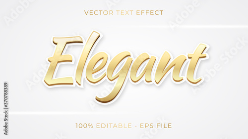 Elegant text effect
