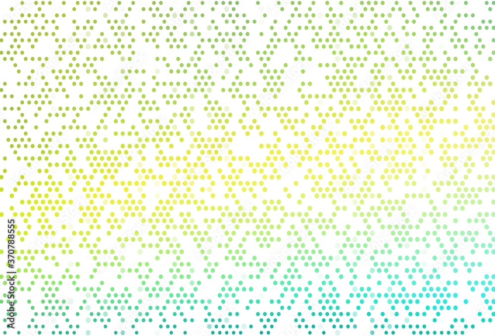 Light Blue, Yellow vector background with bubbles. Light Blue, Yellow vector background with bubbles.