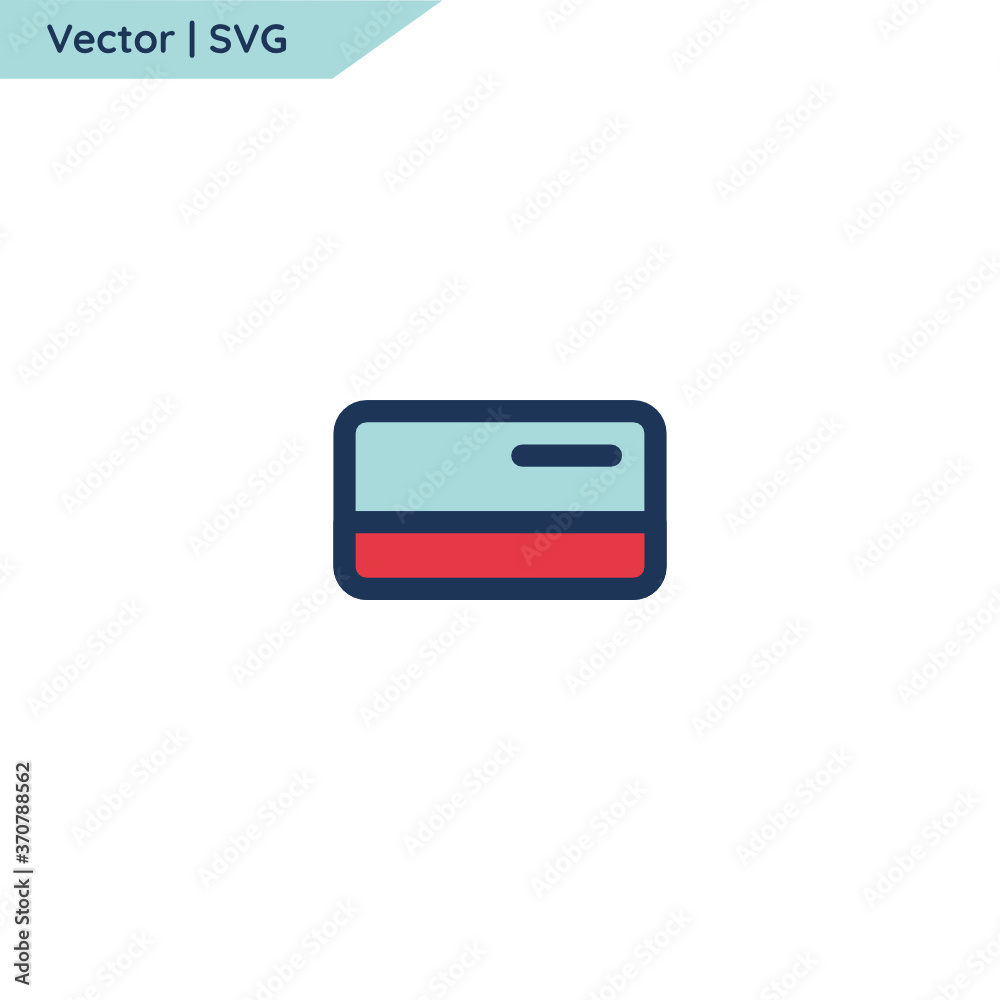 Fototapeta premium E-commerce flat icon