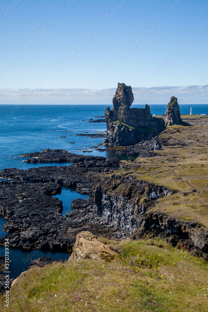 Londrangar in the Snaefellsness Peninsula in Iceland