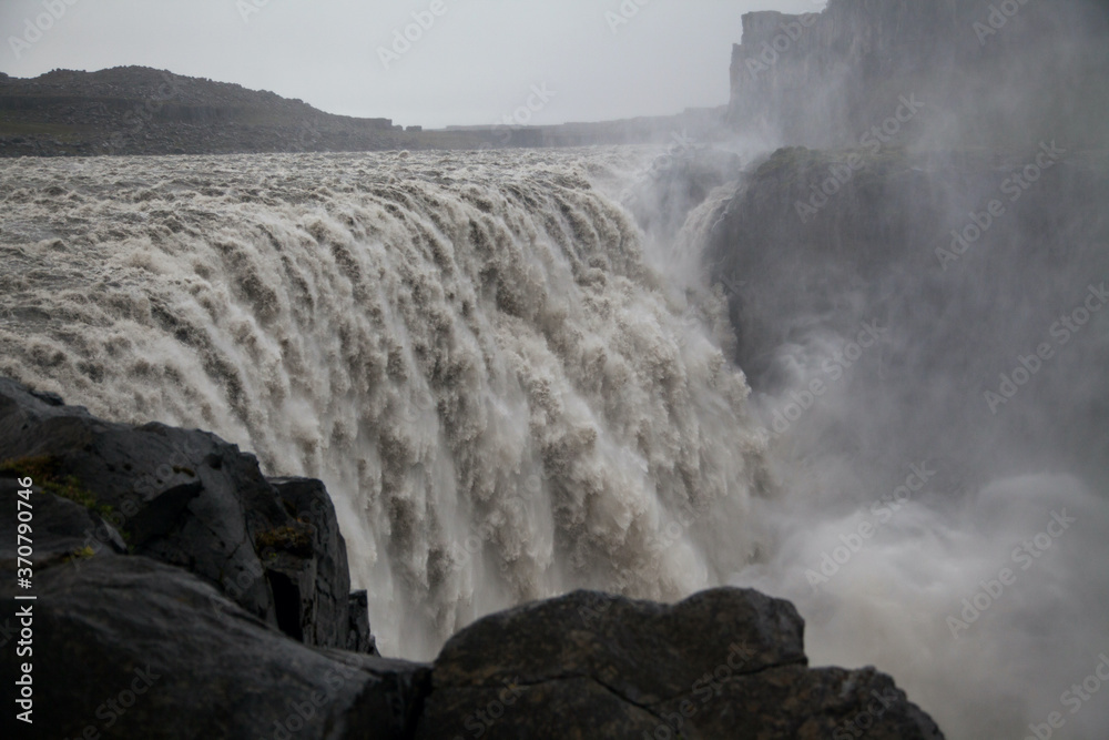 Dettifoss Waterfall in the North of Iceland Dettifoss Waterfall in the North of Iceland