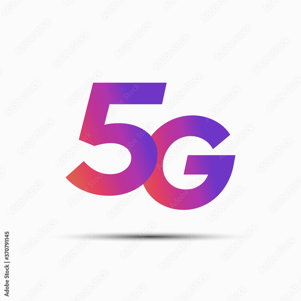 5g logo vector icon. 5 g network speed of wireless internet technology. Broadcast symbol concept. Wifi broadband modern flat design for 5th generation of mobile internet. Orange and purple gradient V4 5g logo vector icon. 5 g network speed of wireless internet technology. Broadcast symbol concept. Wifi broadband modern flat design for 5th generation of mobile internet. Orange and purple gradient V4