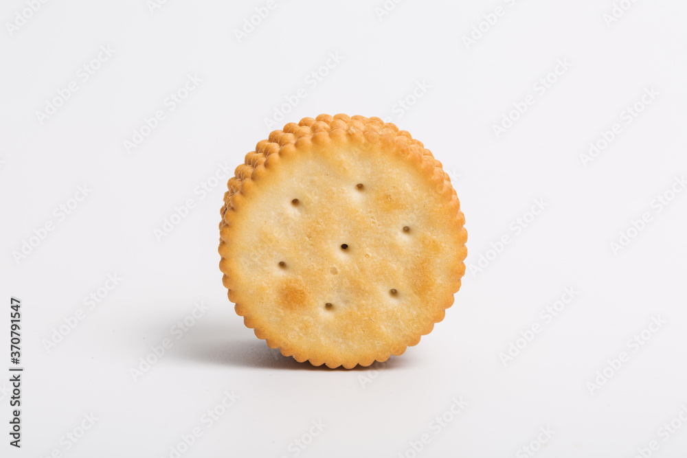 Cream sandwich biscuits on white background Cream sandwich biscuits on white background