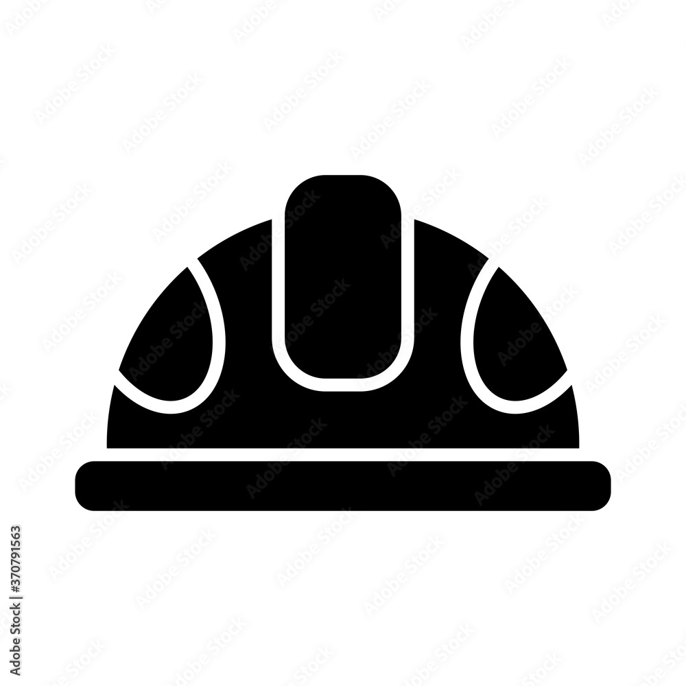 helmet construction silhouette style icon helmet construction silhouette style icon