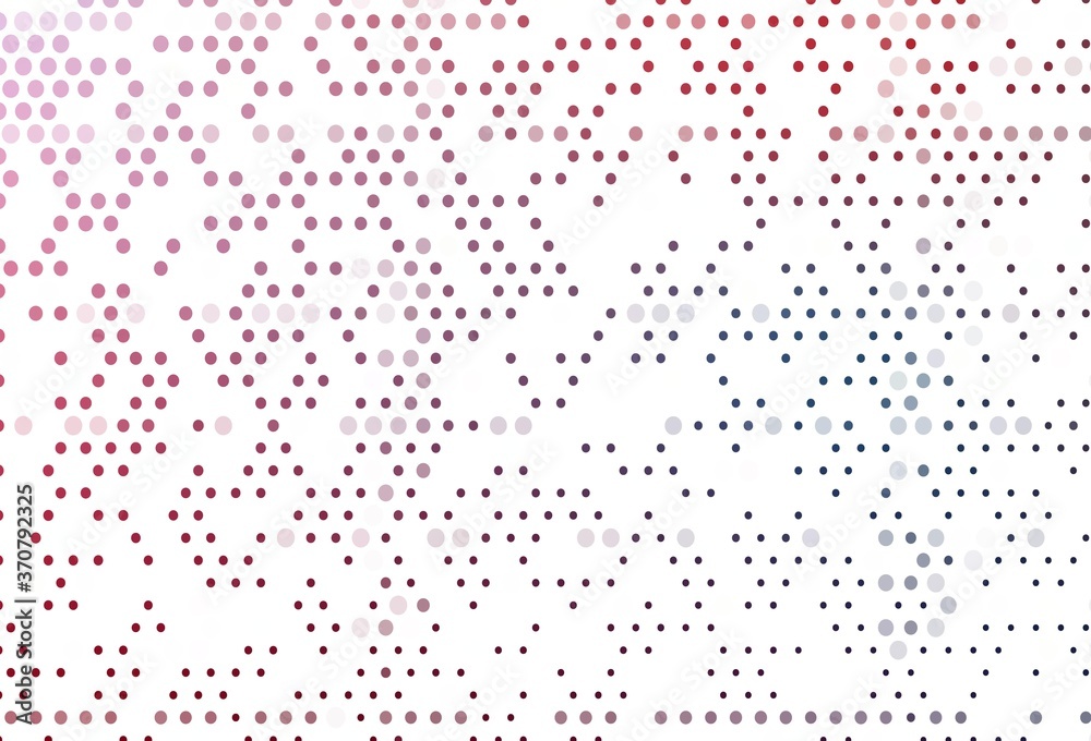 Light Blue, Red vector layout with circle shapes.