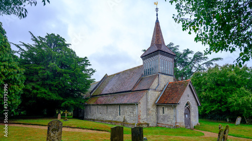 The Church of the Holy Rood in Empshott near Selbourne, Hampshire, UK photo