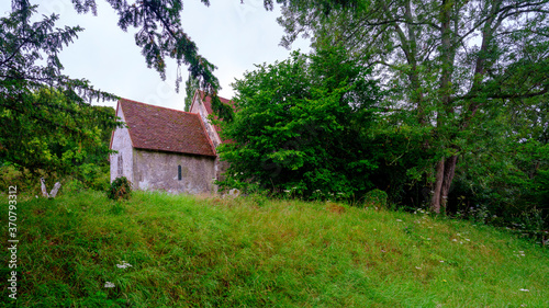 St Mary's Church in Chithurst on the River Rother, West Sueex, UK