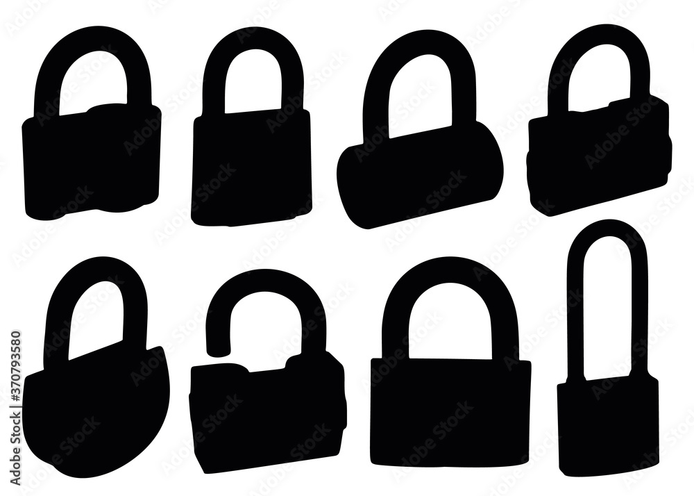 Padlocks. Vector image. Padlocks. Vector image.
