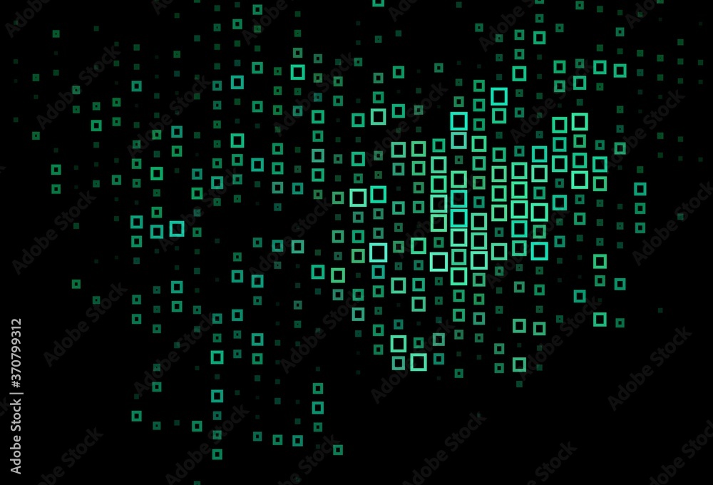 Dark Green vector background in polygonal style. Dark Green vector background in polygonal style.