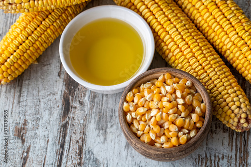 Corn essential oil bottle, ...