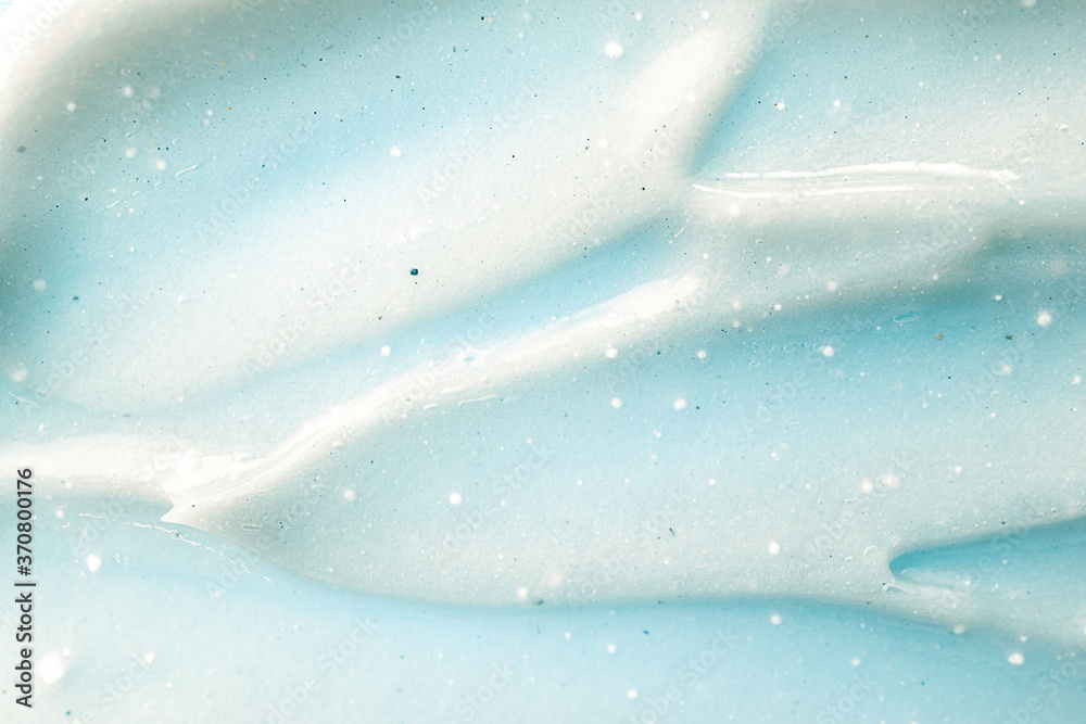 Obraz premium Cosmetic scrub close-up. Macro photo. The concept of cosmetic products, skin and hair care, beauty and health.