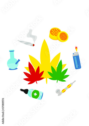 Smoking weed set