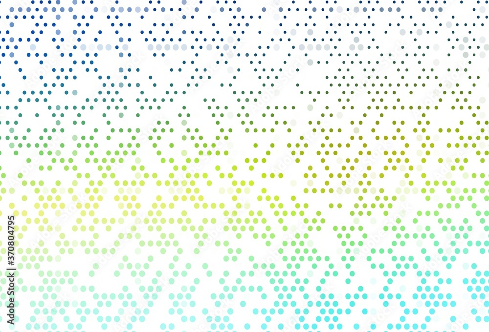 Light Blue, Yellow vector layout with circle shapes. Light Blue, Yellow vector layout with circle shapes.