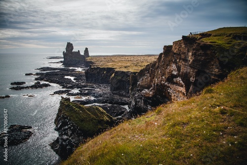 Londrangar in the Snaefellsness Peninsula in Iceland photo