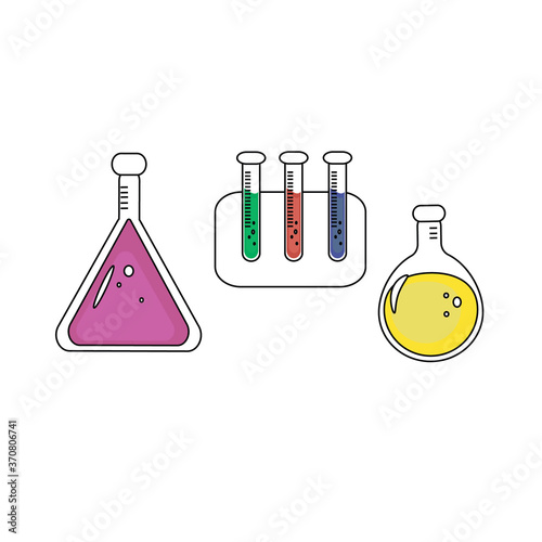The set of chemical liquids