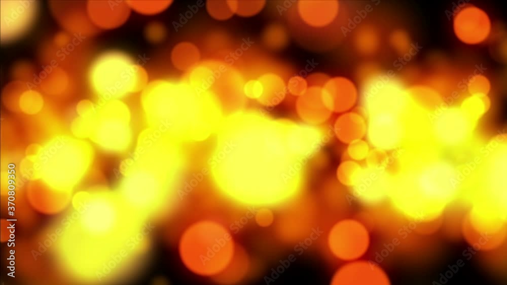 Abstract colorful golden bokeh.