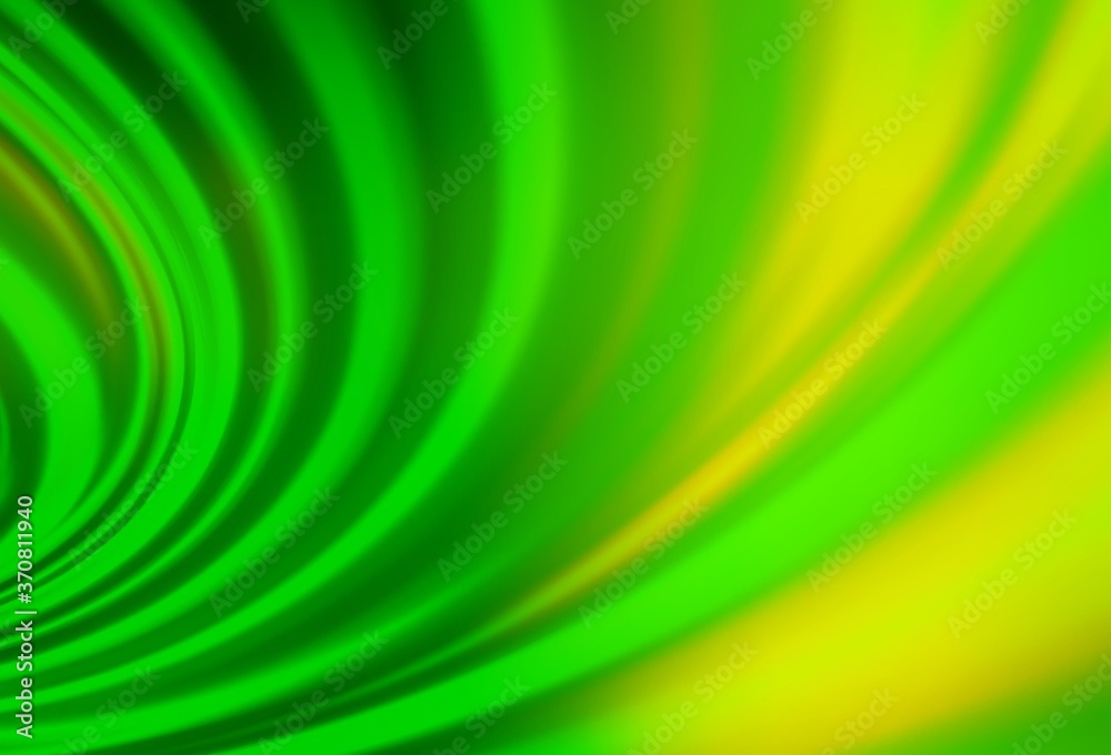 Light Green vector background with curved circles. Light Green vector background with curved circles.