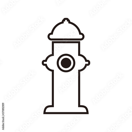 fire hydrant icon vector illustration sign