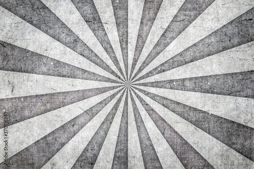 Gray sunburst retro abstract background.Vintage old design texture.