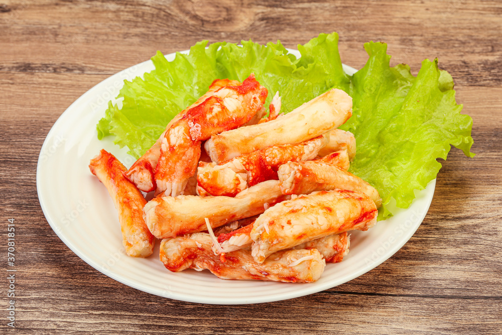 Natural luxury crab meat fillet Natural luxury crab meat fillet