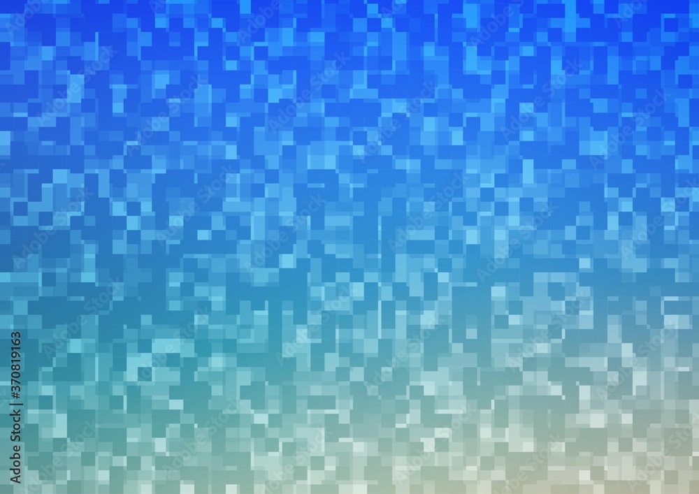 Light Blue, Green vector texture in rectangular style.