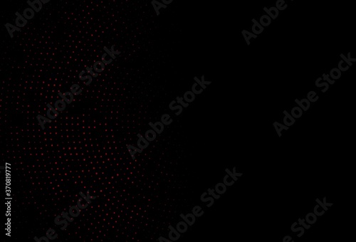 Dark Red vector template with crystals, rectangles.