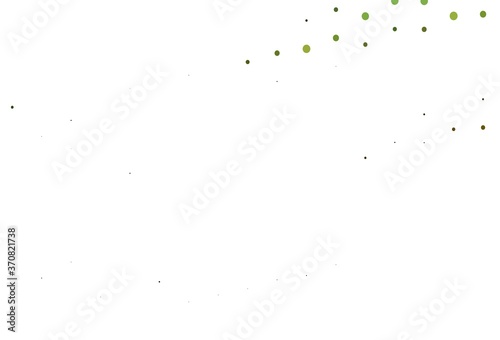 Light Green  Yellow vector texture with disks.