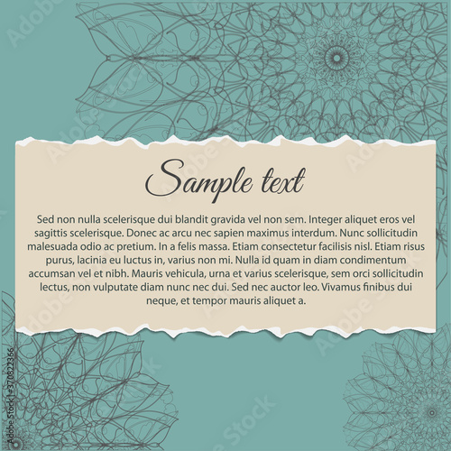 Vntage frame templates with flowers, vector illustration