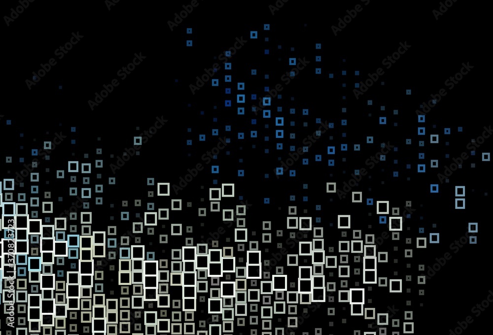 Dark BLUE vector layout with lines, rectangles.