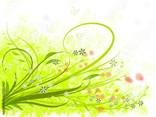abstract floral background