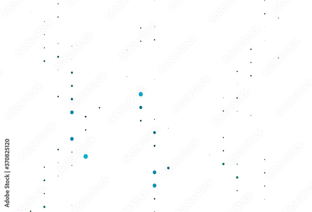 Light Blue, Green vector background with bubbles. Light Blue, Green vector background with bubbles.