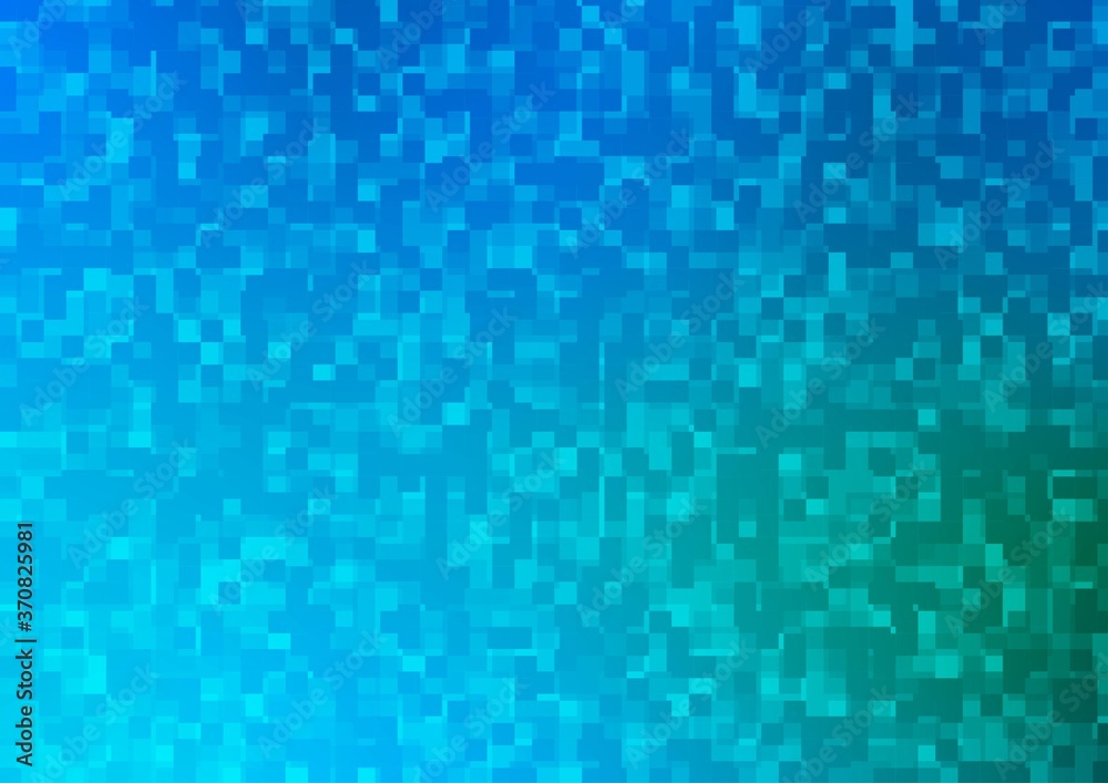 Light Blue, Green vector background with rectangles. Light Blue, Green vector background with rectangles.