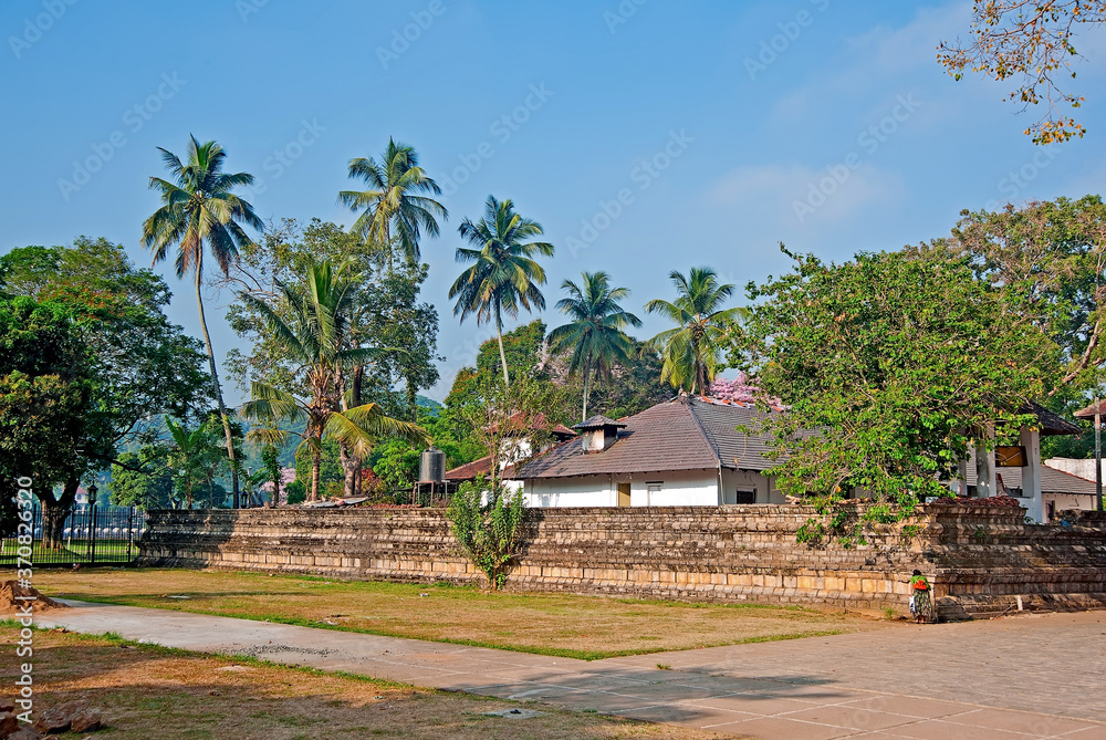 The landscape in Kandy, Sri Lanka
