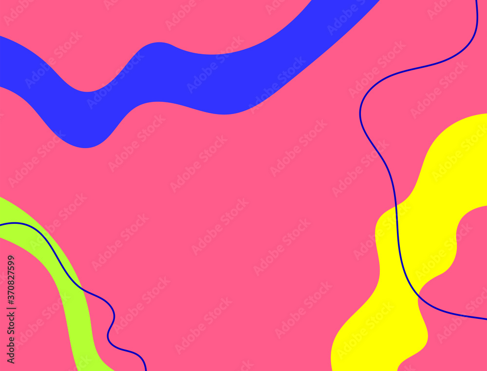 Modern creative abstract background drawn by hand. Bright rectangular template. Vector illustration. Modern creative abstract background drawn by hand. Bright rectangular template. Vector illustration.