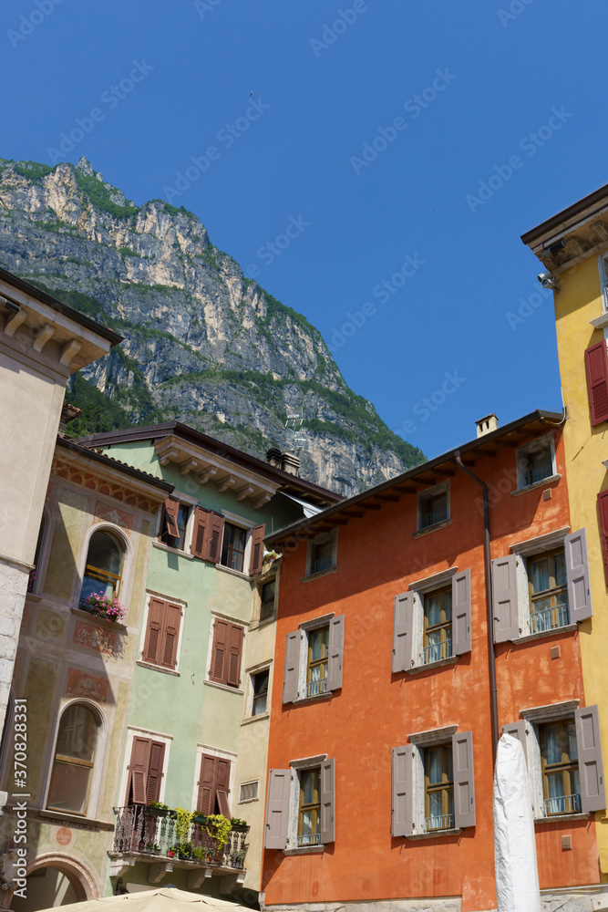 Fototapeta premium Riva del Garda, historic city on the lake